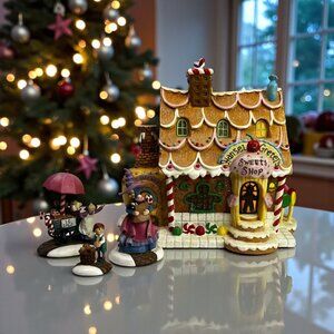 Dept 56 Hansel and Gretel's Sweets Shop Lighted Building Set - 2001